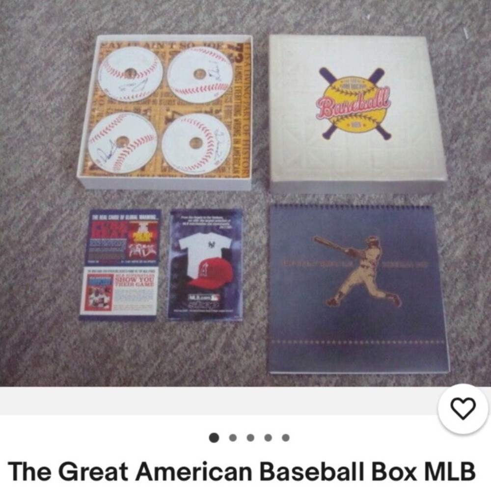 The Great American Baseball’s Greatest Hits Baseball Box Tracks on 4 CD’s NWT